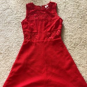Julia Jordan Red Sleeveless Dress (NEW W/O TAGS)